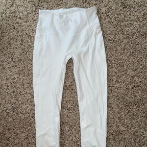 Lululemon White Leggings